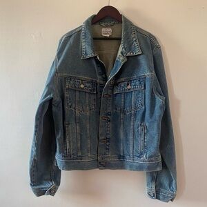 VINTAGE CALVIN KLEIN STONE WASH DENIM JACKET